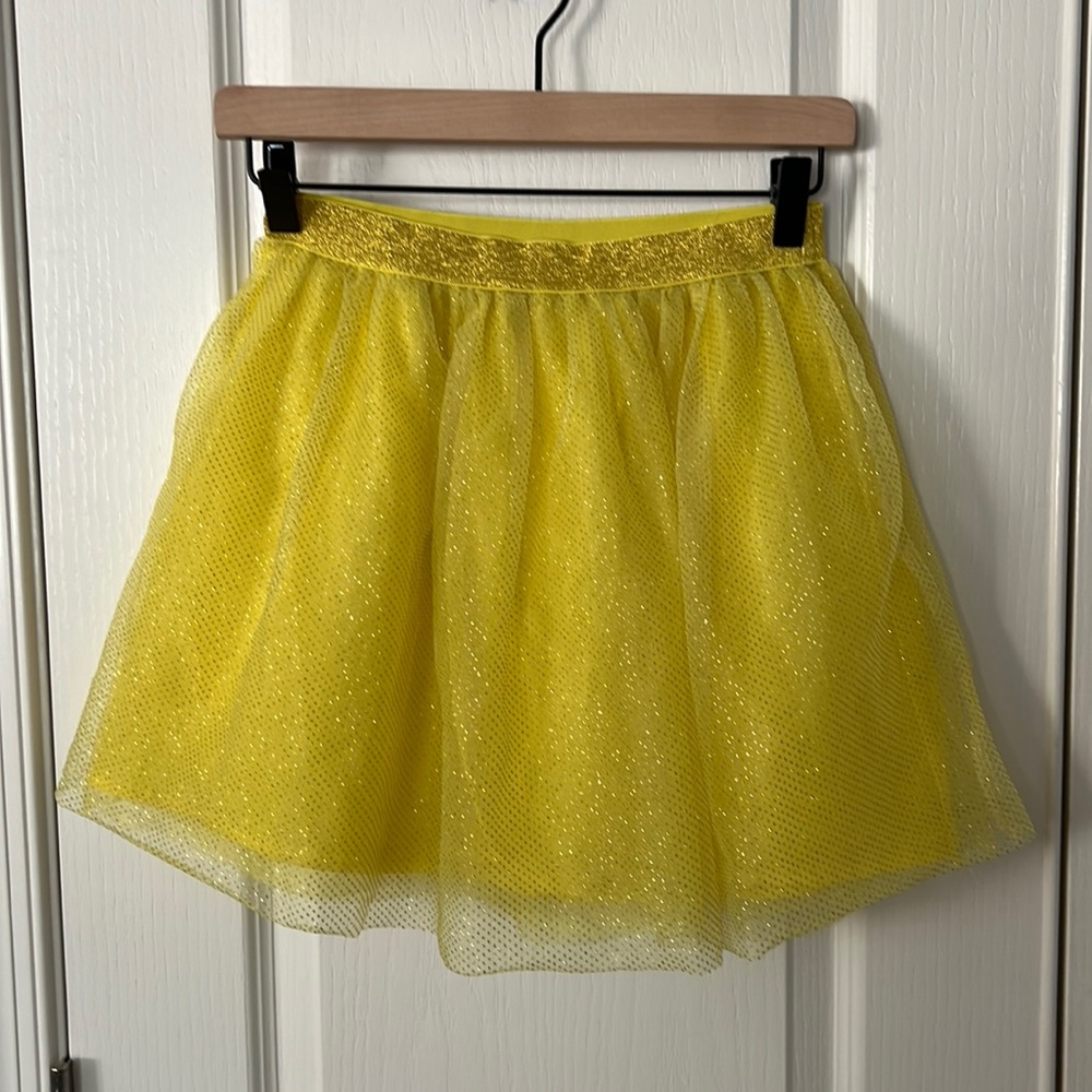 Cat & Jack Yellow & Gold Tutu - Size 10/12